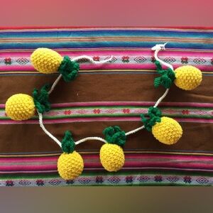 Adorable Knit Pineapple Garland